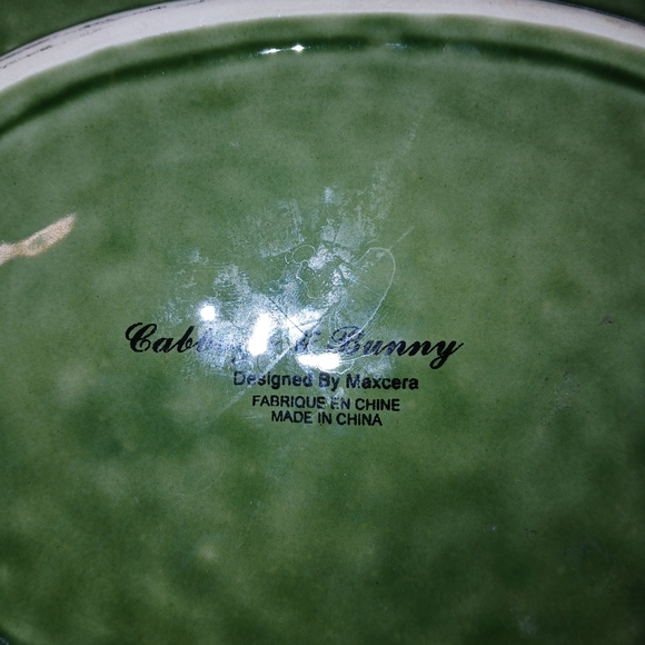 White Rabbit Ceramic Plates - Picture 3 of 6